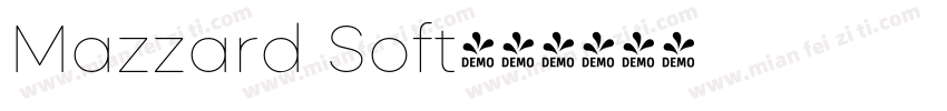 Mazzard Soft字体转换